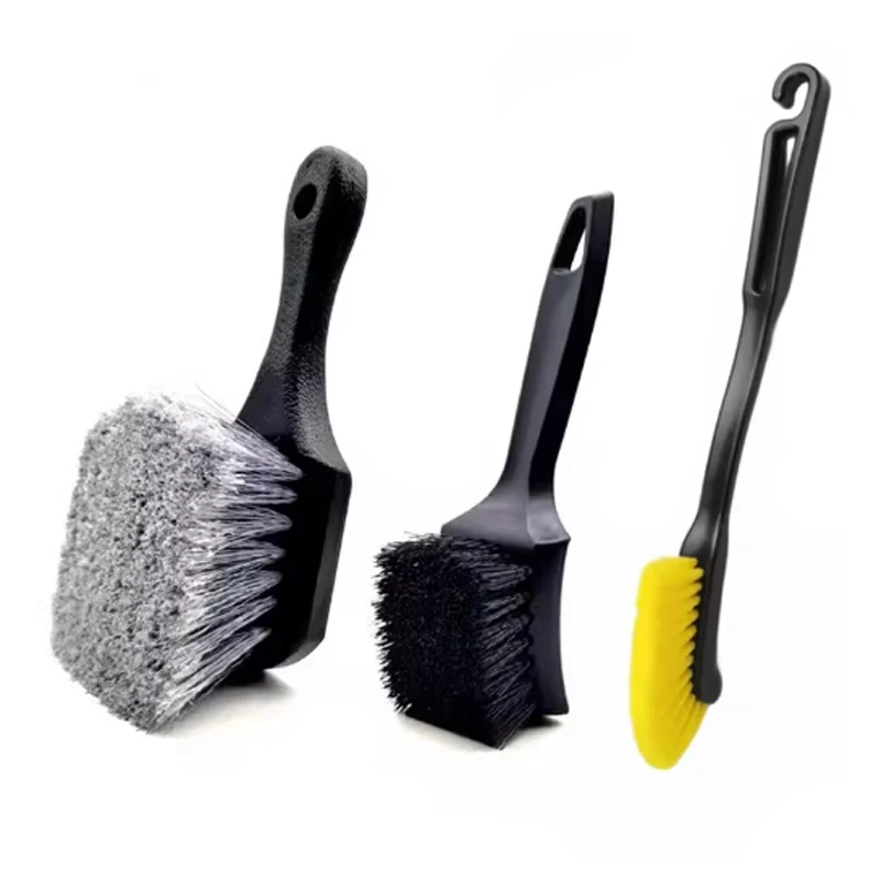 

Car Tire Wheel Rim Cleaning Brush Detailing Brushes Wash Towel Kit Universal Wheel Tire Cleaning Accessories