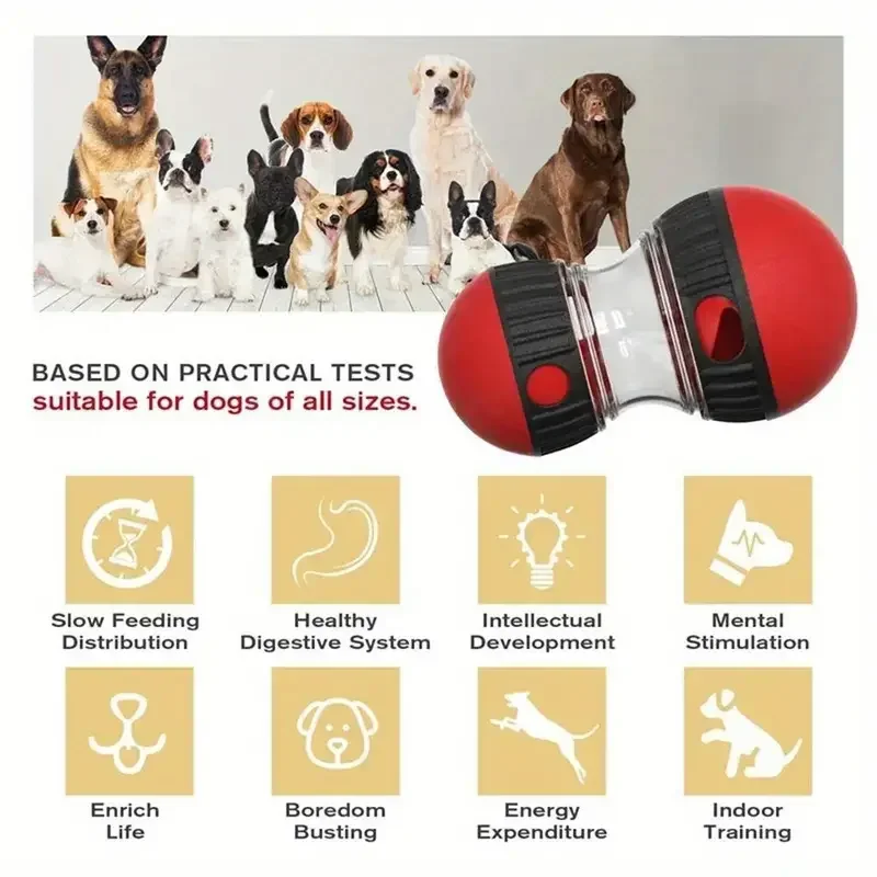 Xiaomi DogToy Tumbler Leaky Food Ball Elliptical Rolling Ball Slowly Feeding Protects Stomach Increase Intelligence Pet Supplies
