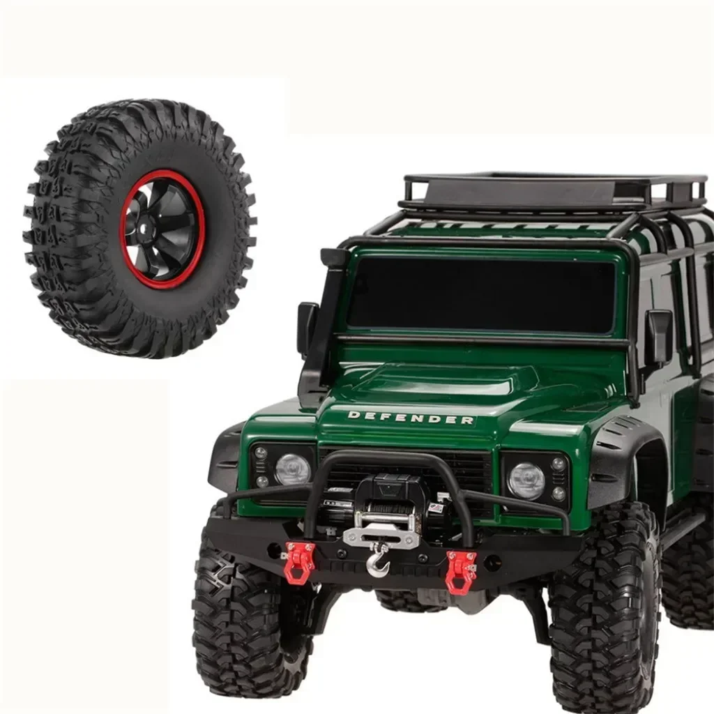 4PCS 118MM 1.9" Rubber Rocks Tyres / Tires for 1:10 RC Rock Crawler car for Axial SCX10 90047 D90 D110 TF2 TRX-4