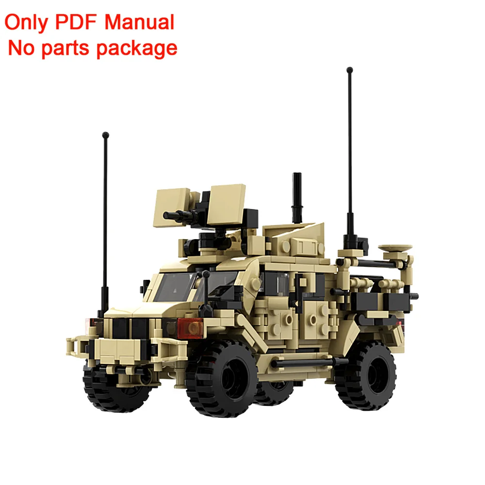 

MOC MRAP Cougar H Военная армированная лампа PDF руководство MRAP Cougar H список деталей (только PDF руководство, без деталей)