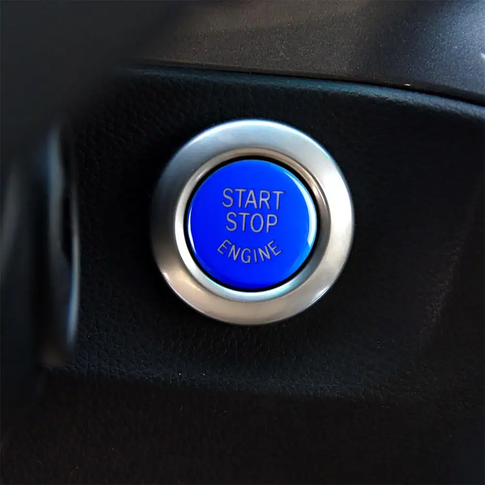 Car Engine Start Button Replace Cover Stop Switch Button Decoration For BMW 3 5 Series E90 E91 E60 E61 X5 E70 X6 E71 E72 Z4 E89