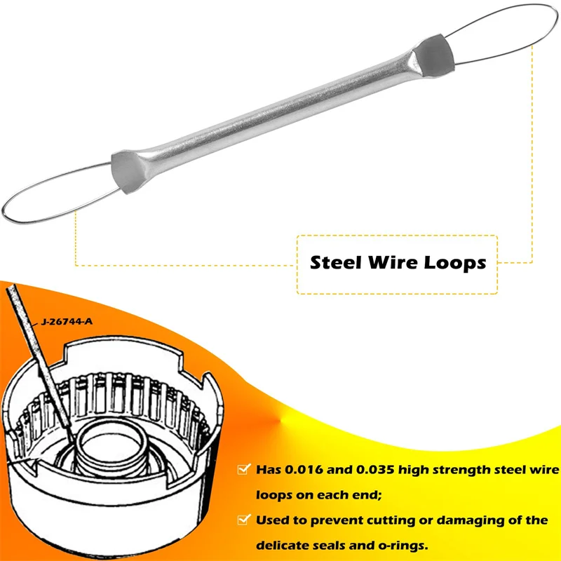 T-0015 Universal Lip Seal Installer & Remover Transmission Tool Perfectly Compatible with Atec T-0015 Kent-Moore J-26744-A