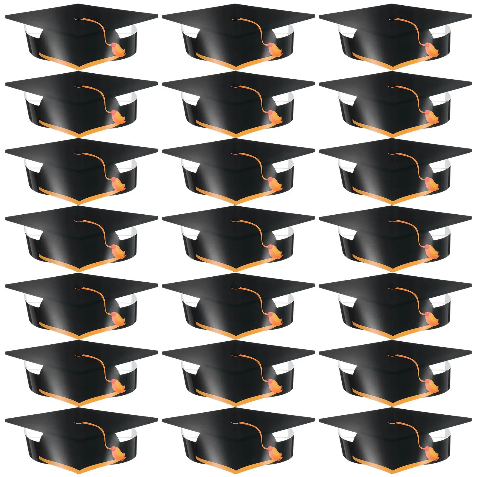 

36 Pcs Makeup Costume Props Doctor Paper Hat Child Has Graduation for Kids Caps Bulk
