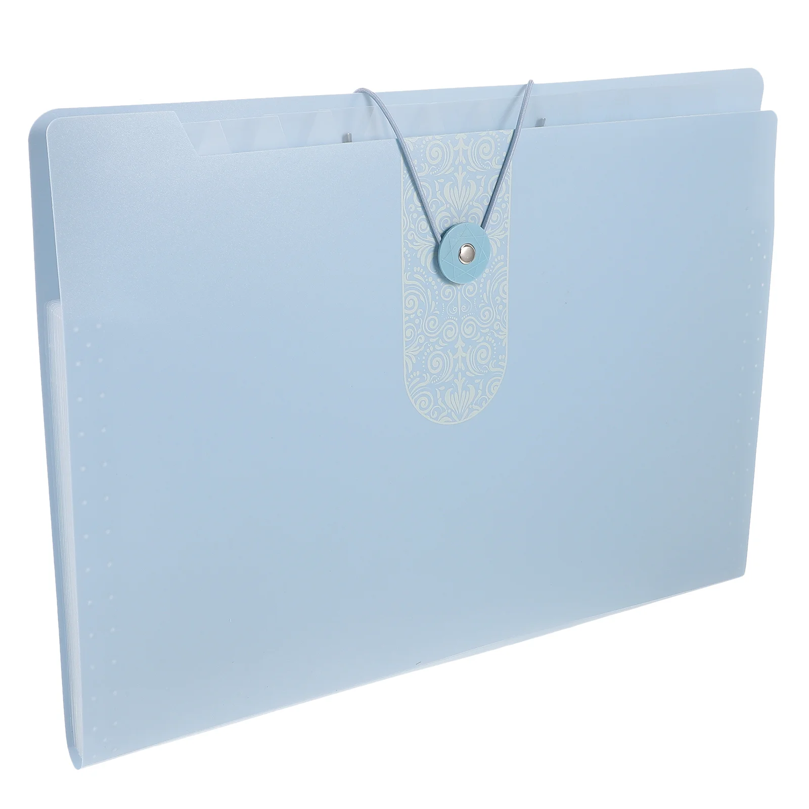 Accordion File Folder Large Capacity Expandable Document Organizer For Office School Home Portable Paper Storage Holder