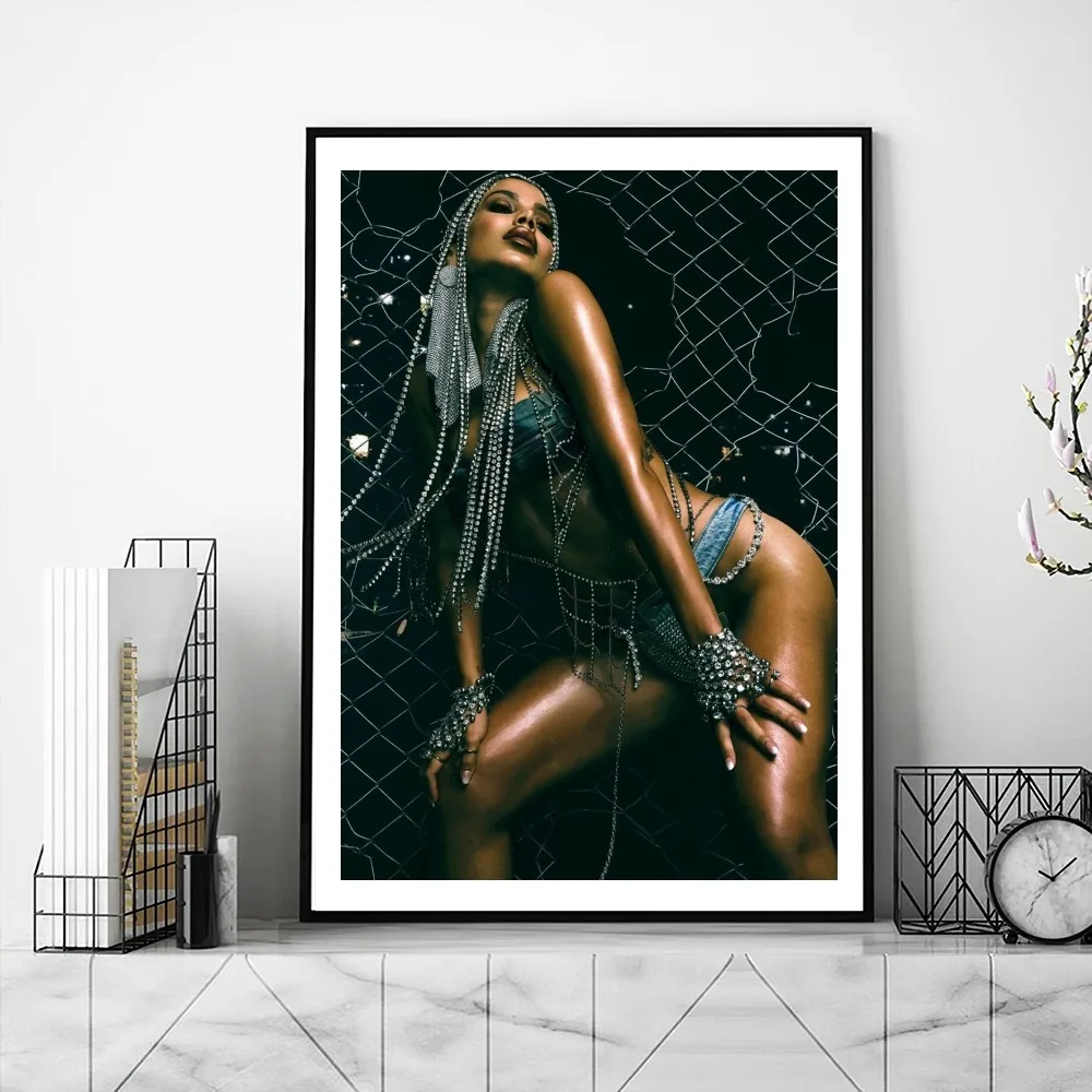 Anitta Funk Generation Singer Poster Gallery Prints Self Adhesive Home Decor Decoration Wall Decals Living Room Sticker