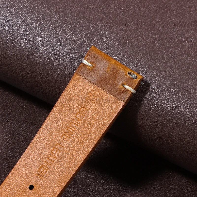 الرجعية النفط الشمع جلد طبيعي حزام الساعات الإفراج السريع جلد العجل حزام ل Seiko ل رولكس 18 مللي متر 19 مللي متر 20 مللي متر 21 مللي متر 22 مللي متر 24 مللي متر معصمه