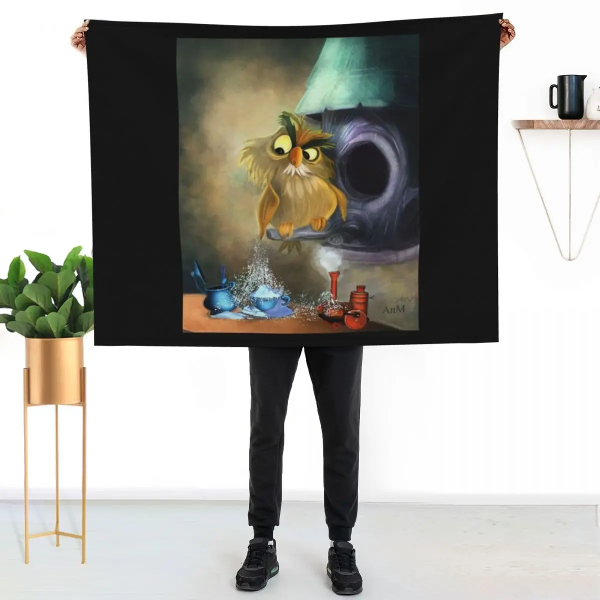 Sword in The Stone Throw Blanket Machine Washable Soft Warm Blanket