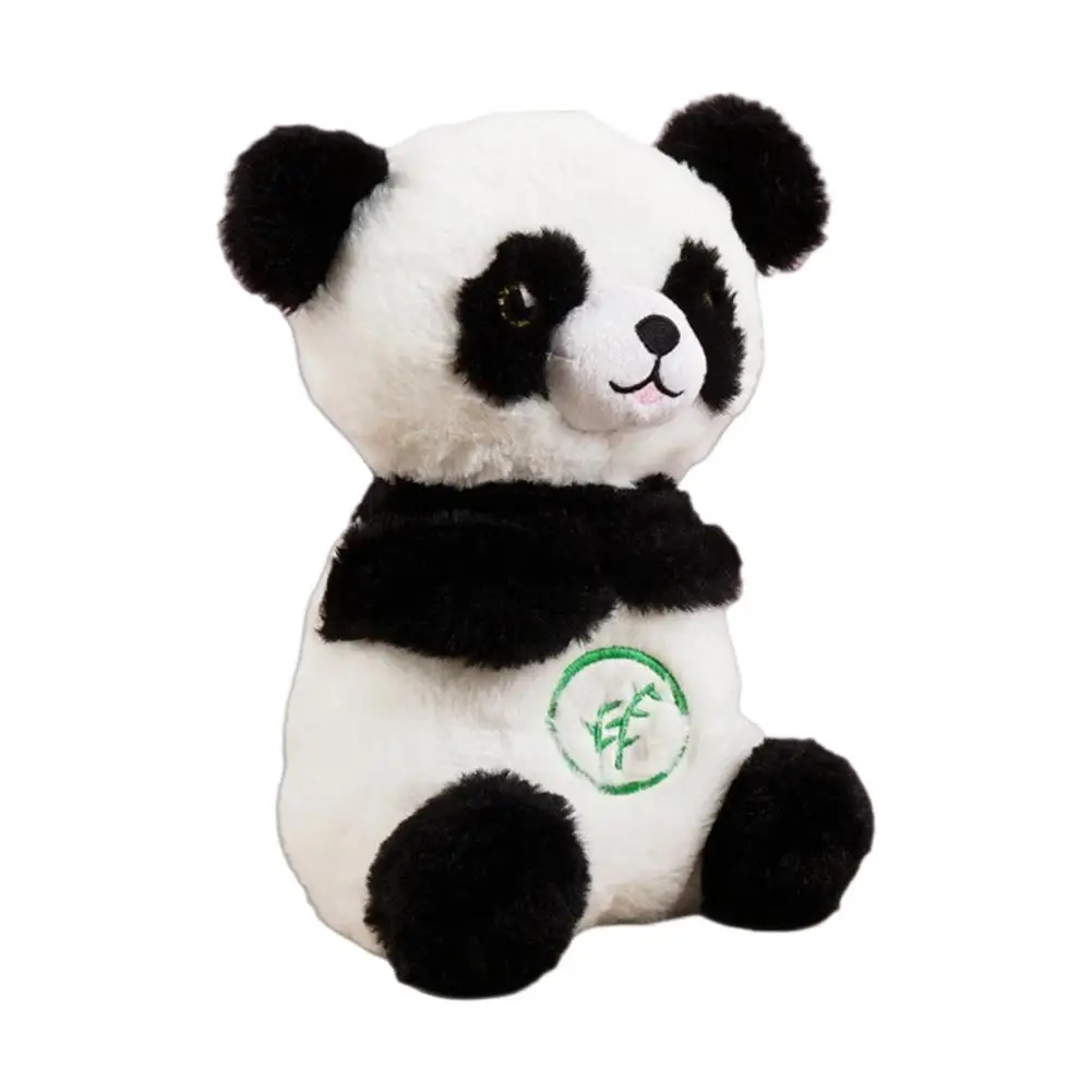 Baby Doll Panda Doll Soothing Toy Soft Plush Panda Doll with Feature Rhythmic Lullaby Music Anxiety Relief for Relaxation