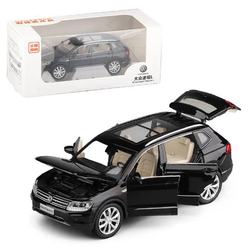 1:32 alloy pull back car toy, high imitation for Tiguan L, door opening music & live & toy car, wholesale