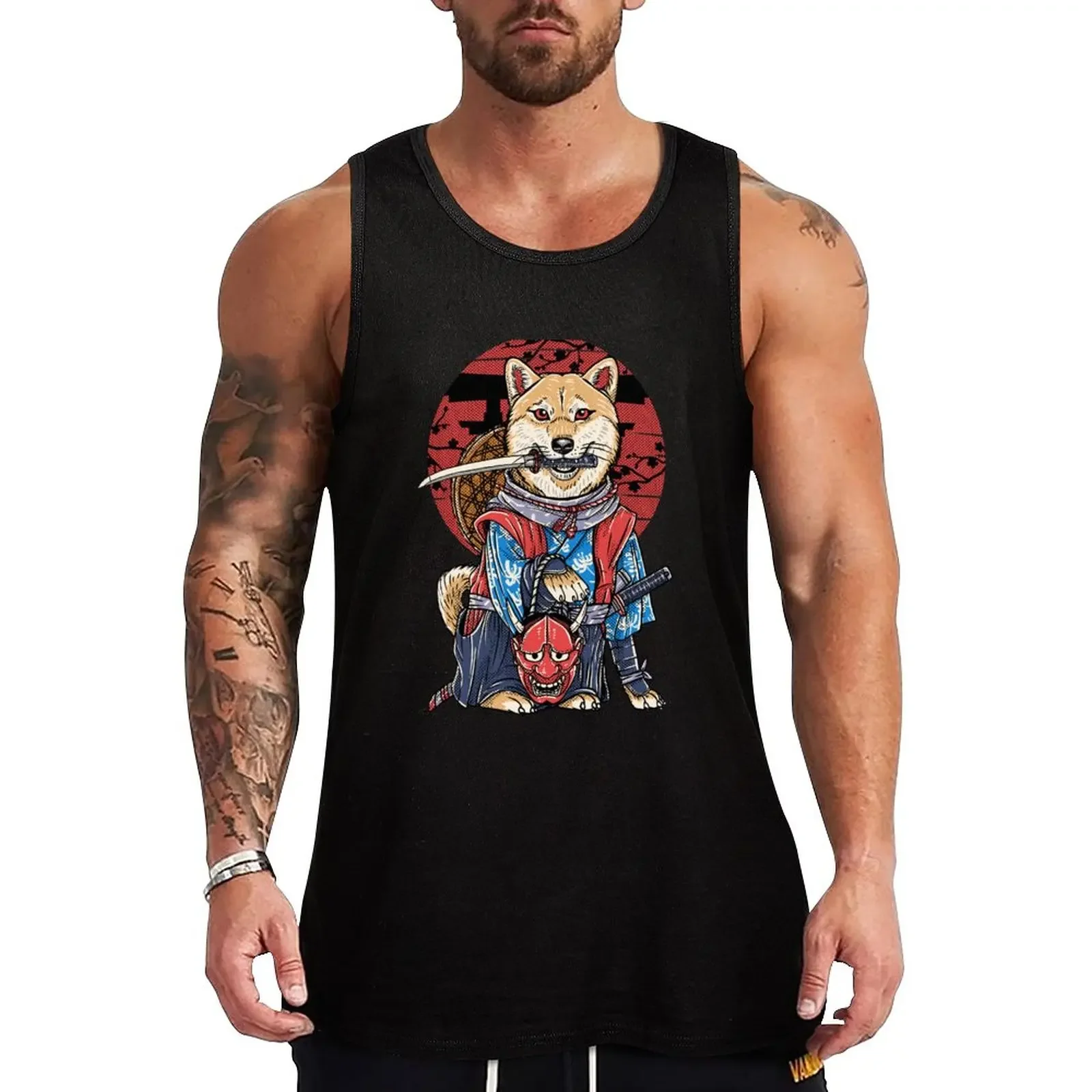 New Shinobi Shiba Tank Top Man clothes for gym bodybuilding men clothes gym clothes for man gym