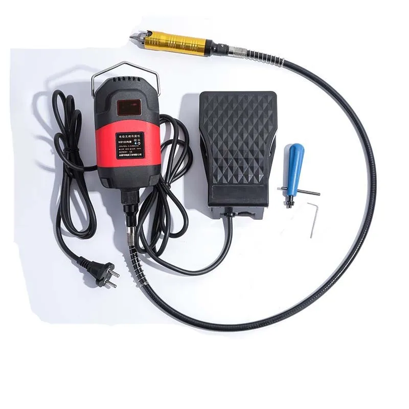 Small Polishing Machine Plug-In Handle Hanging Grinding Machine Capable Of Peeling Polishing Lettering, Engraving And Grinding