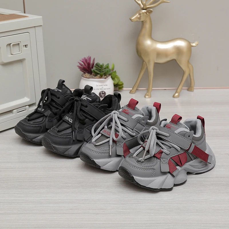 2025 Autumn New Children Casual Sneakers for Girls Boys Fashion Korean Style Soft Bottom Non-slip Versatile School Sports Shoes