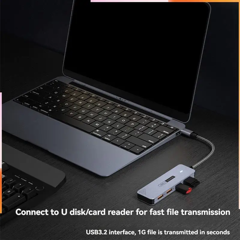 A92Z 3X 10Gbps USB 3.2 GEN2 HUB USB C HUB Divisor USB de alta velocidade USB Type-C 3.2 HUB