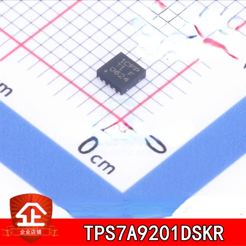 10pcs New and original TPS7A9201DSKR TPS7A9201DSK Screen printing:1CFP WSON-10 Voltage regulator chip TPS7A9201DSKR WSON10 1CFP