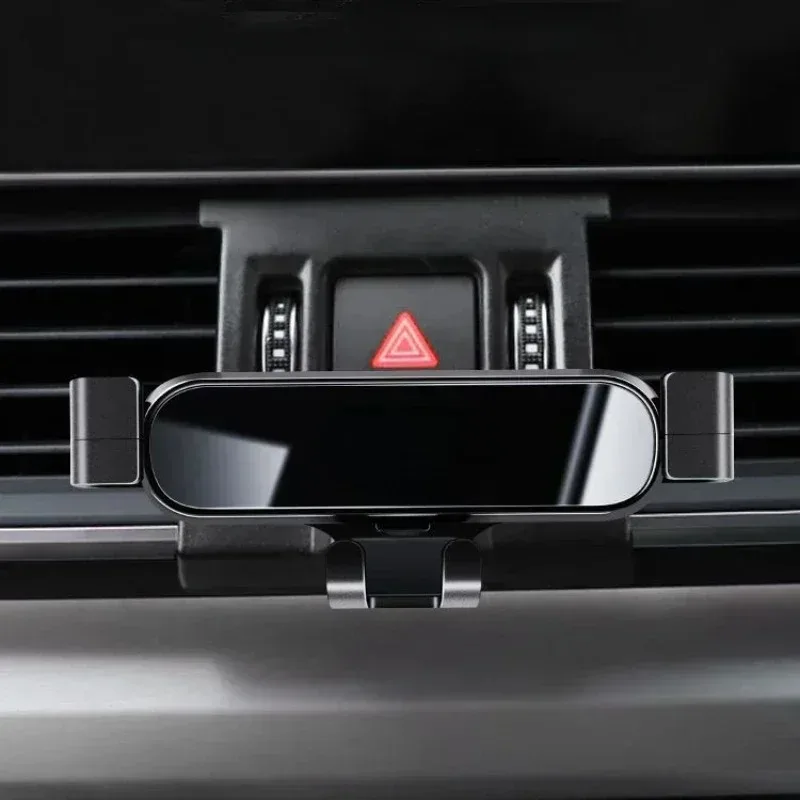 For Audi A3 A4L A6L Q5 Q3 A5 2005-2023 ABS Black Car Air Vent Mobile Phone Holder GPS Navigation Holder Interior Car Accessories