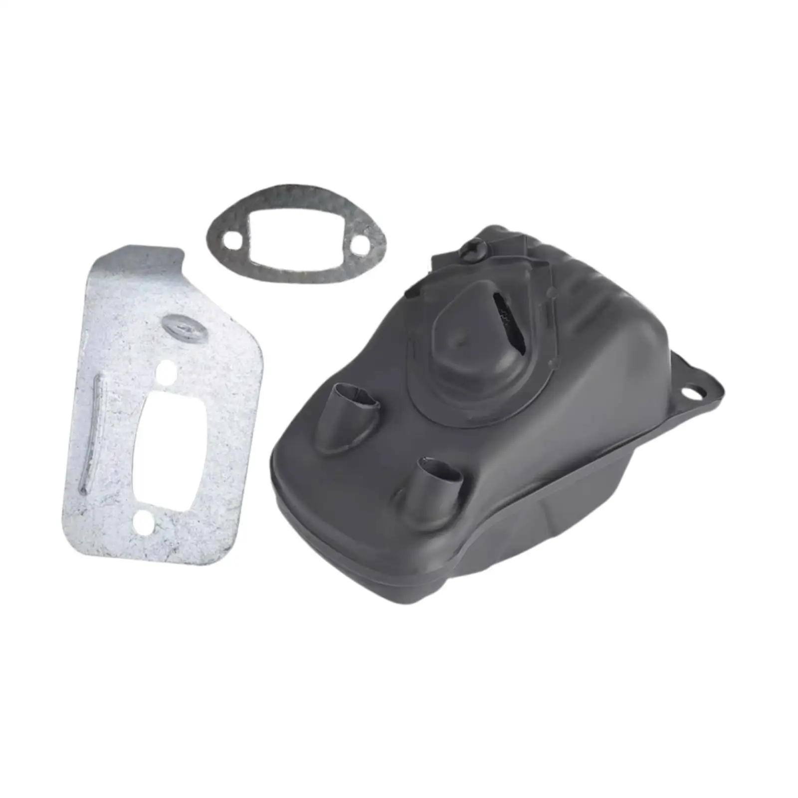 Chainsaw Muffler Assembly Metal Garden Tool Parts Stable Performance Replacement with Gasket for Husqvarna 545 550XP