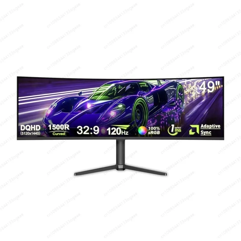 

5K 49 Inch Curved Lcd Gaming Monitor 1ms 120/180/240hz Adaptive Sync/Low Blue LAMP Pc Screen with Lifting and Rotating Bracket