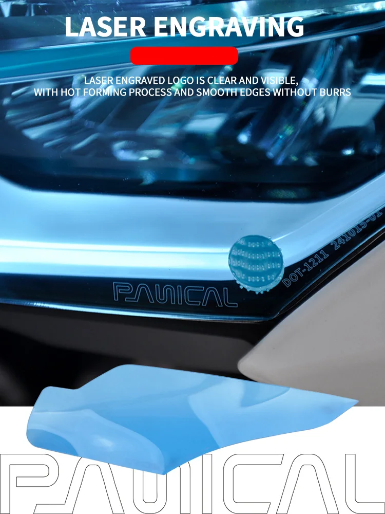 PANICAL Goldwing Scheinwerferabdeckung für Honda Goldwing GL1800 F6B 2018-2026 Scheinwerferglas-Schutz Scheinwerferglas-Abdeckung – Detail 2