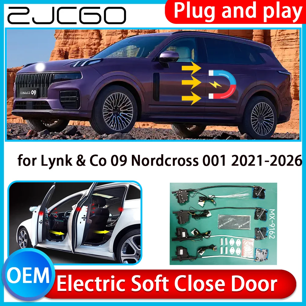

for Lynk & Co 09 Nordcross 001 2021-2026 Auto Pull Soft Close Door Power Latch Electric Door Catch Soft Closing Assist System