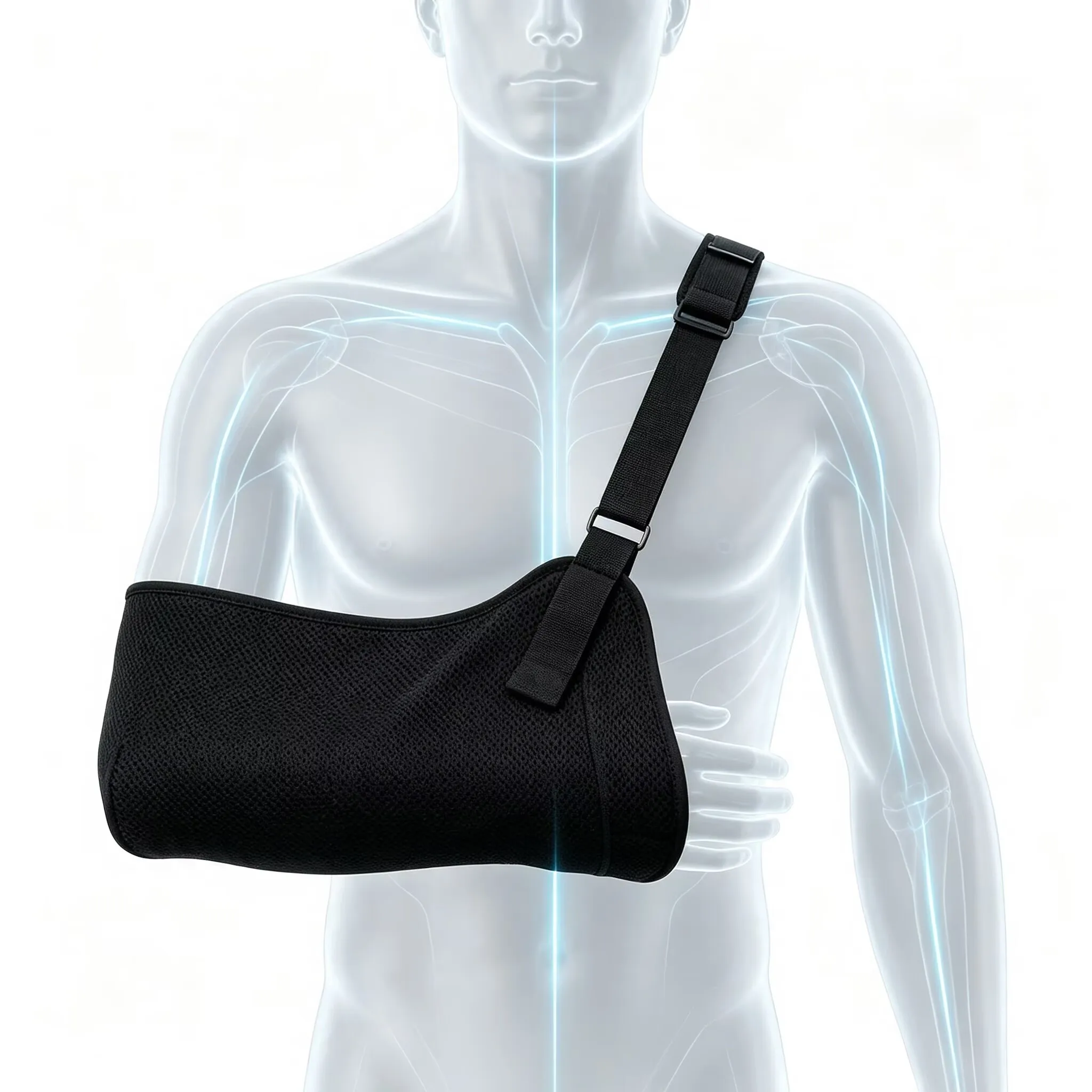 Arm Sling Medical Fixation Strap Broken Forearm Wrist Dislocation Clavicle Immobilization Brace Injury Support Protector
