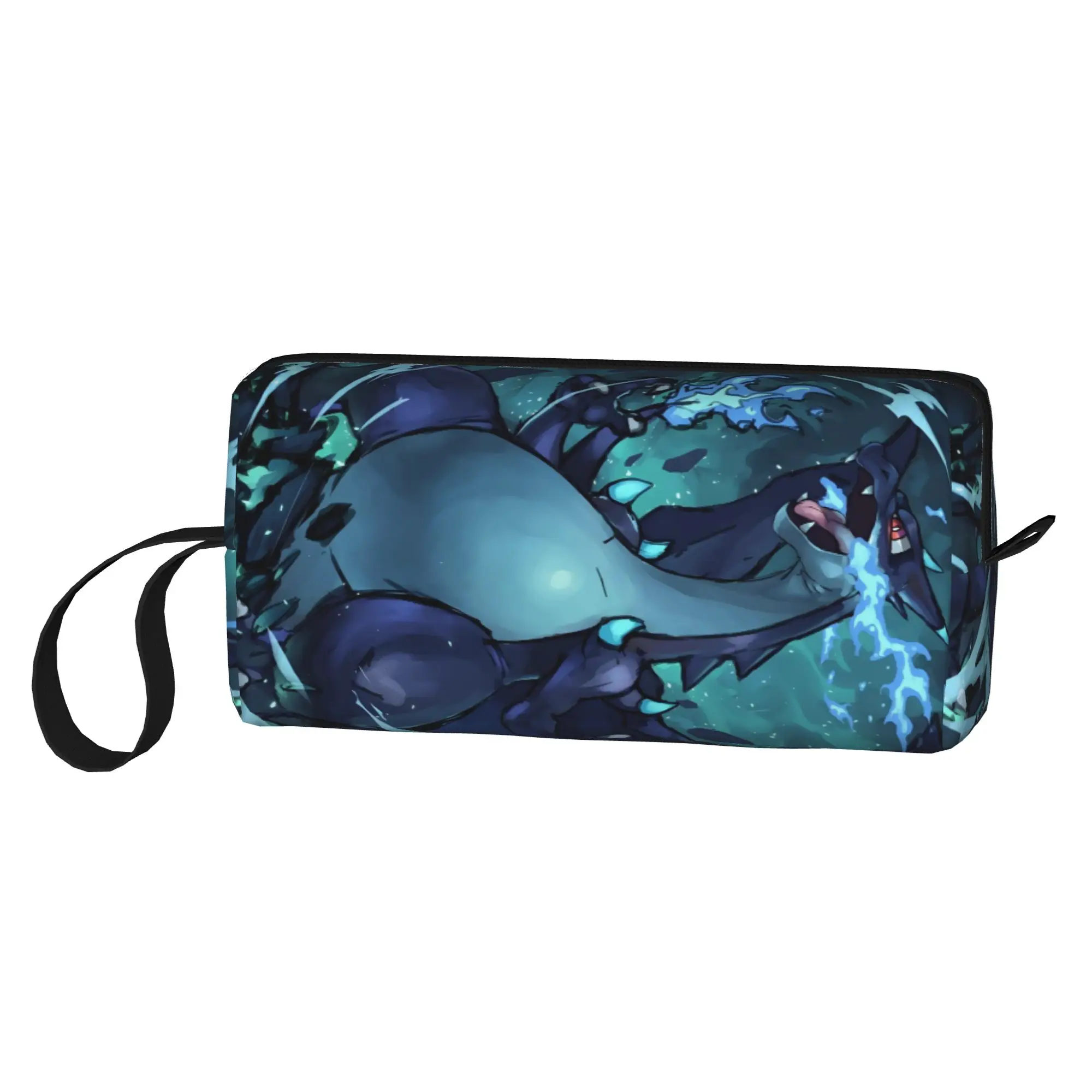 

Custom Fashion Mega Charizard X Travel Toiletry Bag for Women Cosmetic Makeup Organizer Beauty Storage Dopp Kit