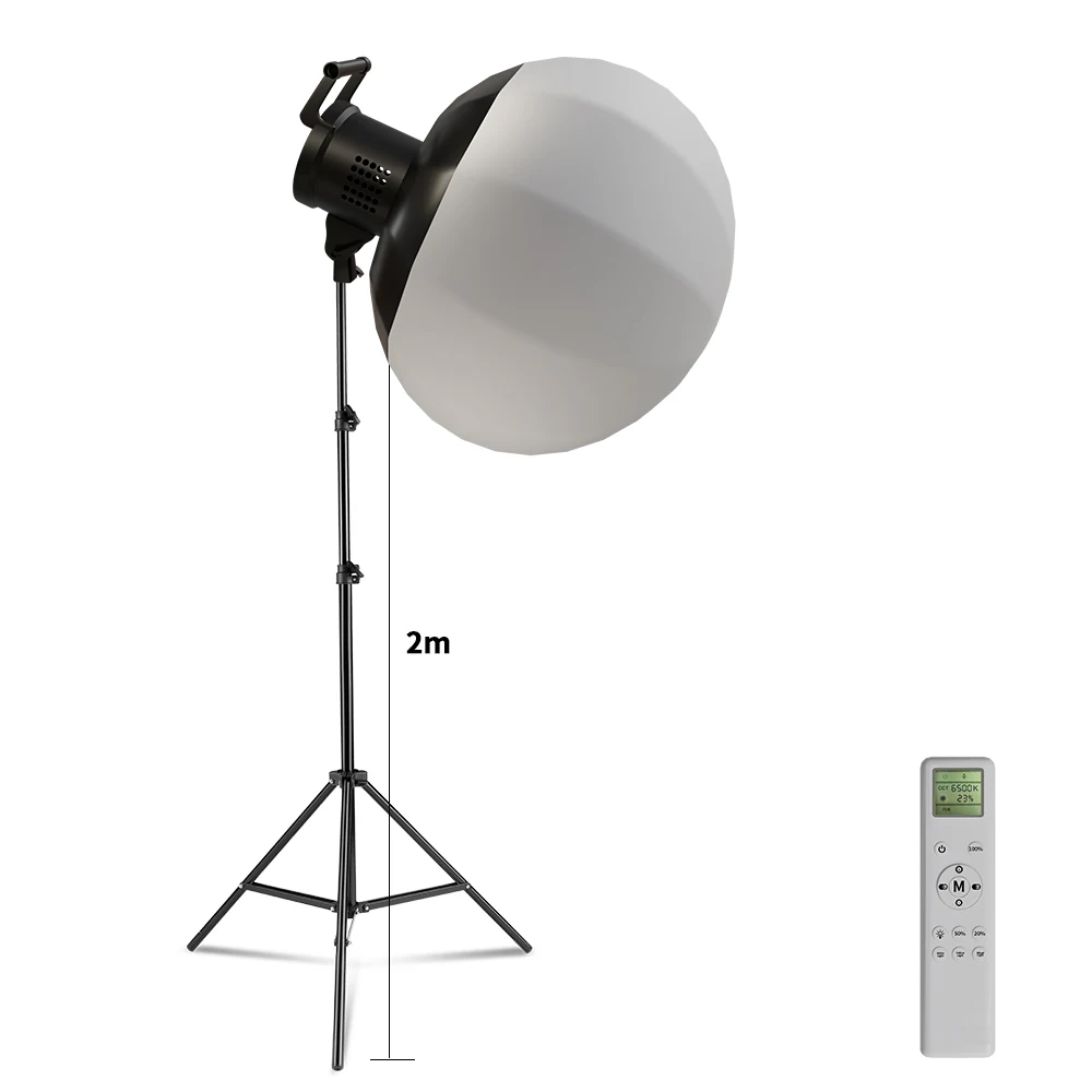 Bowens 135W/115W/90W COB Fotografie-Lichtset 2M Stativ Fotografiezubehör für Porträt-Blitz Studiozubehör