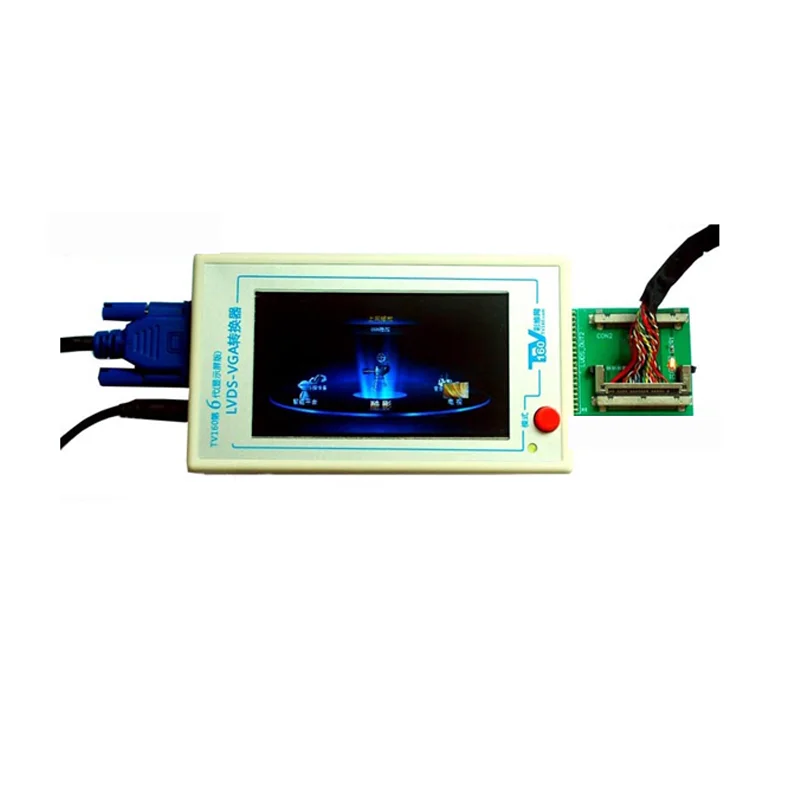 TV160 6TH Generation LVDS-VGA Converter LCD TV Motherboard Tester 4.3