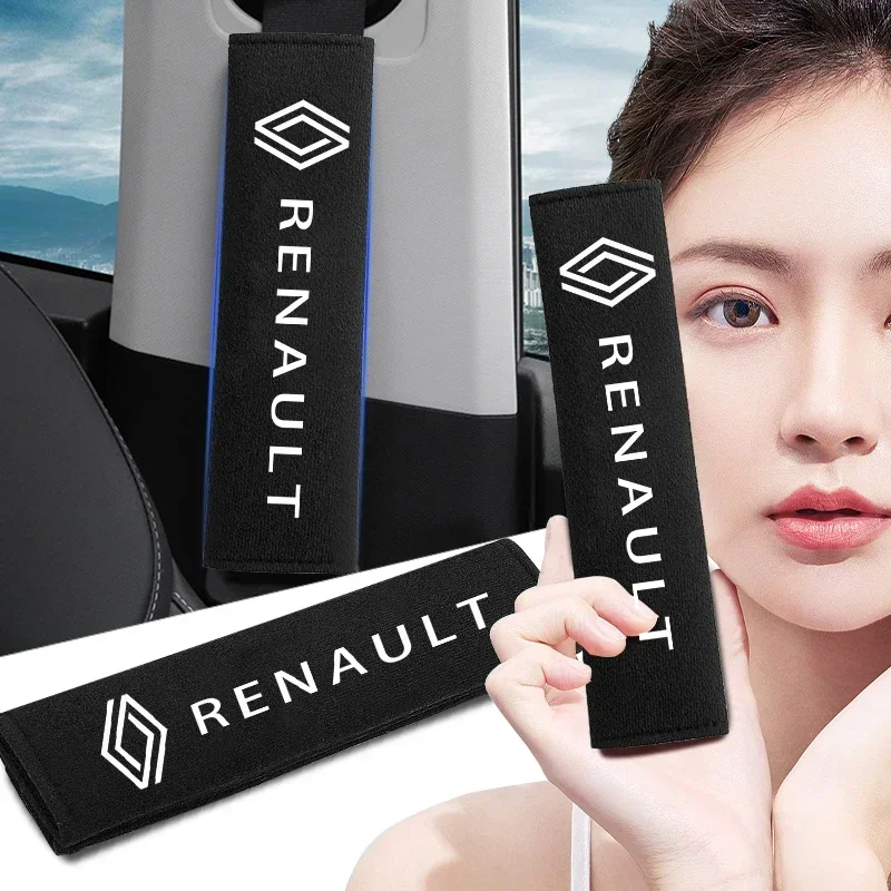 موضة حزام أمان السيارة غطاء الكتف حماية منصات لرينو كليو لاغونا 2 ميجان 3 داستر كابتور كادجار اكسسوارات السيارات