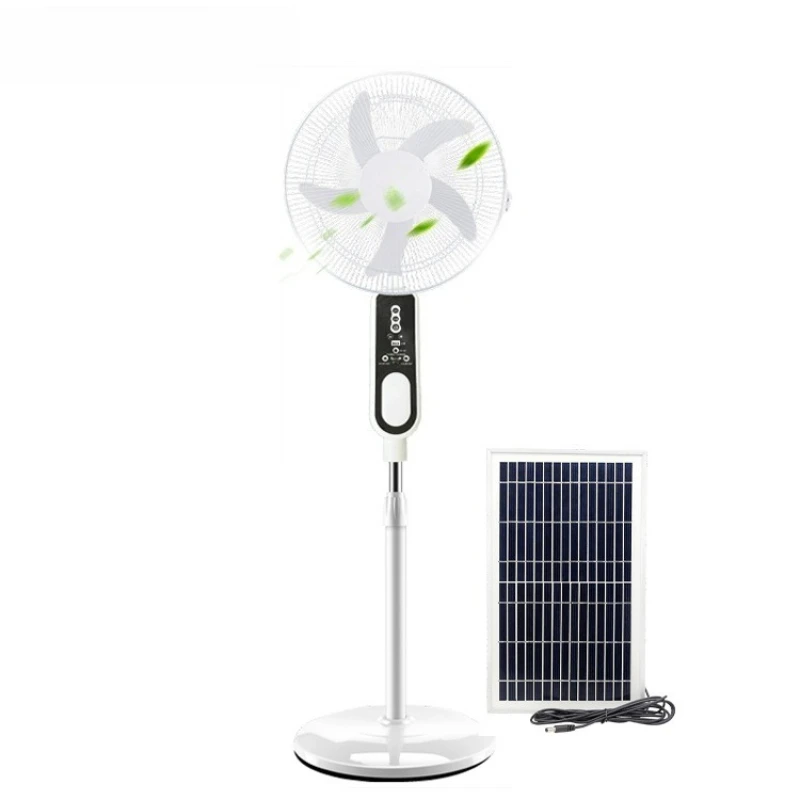 

16 inch charging large capacity battery long battery life solar floor electric fan