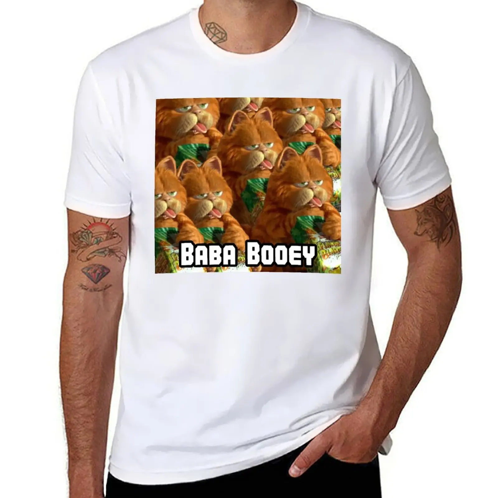 

Baba Booey Cat T-Shirt man tshirt cotton t shirts high quality T-Shirt