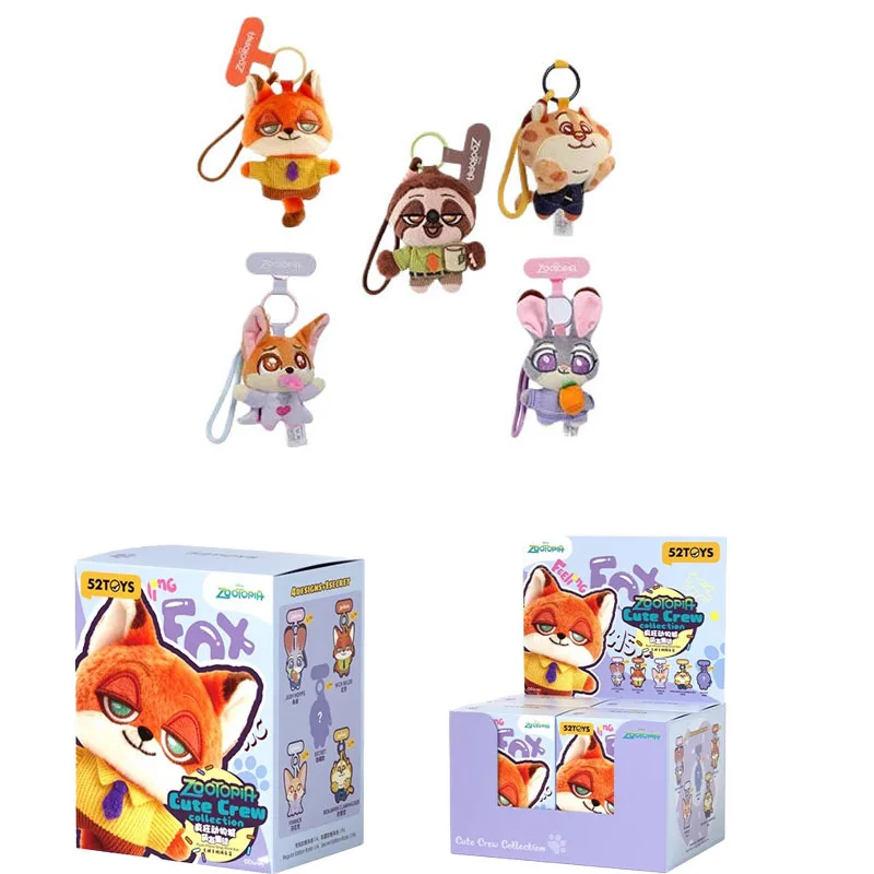 

Оригинальная серия Zootopia Cute Friends Gathering, слепая коробка, плюшевая аниме Kawaii Zootropolis, слепая коробка, игрушка, милая игрушка-подвеска, подарок для ребенка