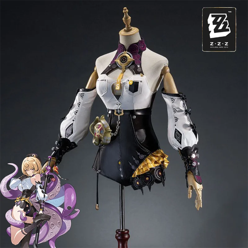 

Игра Zenless Zone Zero Yidhari Murphy Косплей Костюм Боди Носки Полный комплект аксессуаров Костюм Хэллоуин Карнавальный наряд для вечеринки
