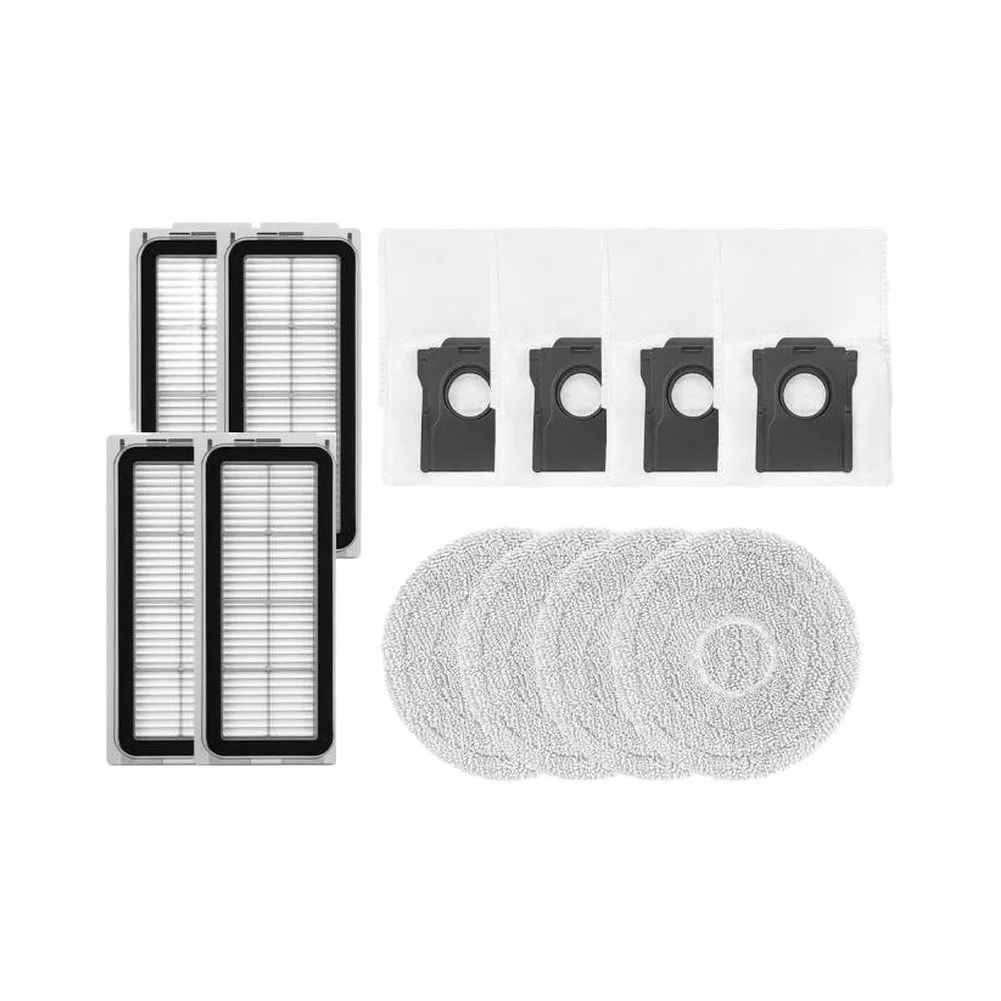 Compatible Accessory Set For Cecotec For Conga For X50 Robot Vacuum Cleaner With Filters And Mop Pads, Dust Bags, Cleaning Parts