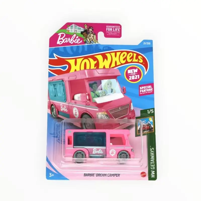 

Hotwheels Barbie Co Branded Collection Series High-Quality Alloy Car Model Toy Children Suitable Birthday Gifts Track Day Theme