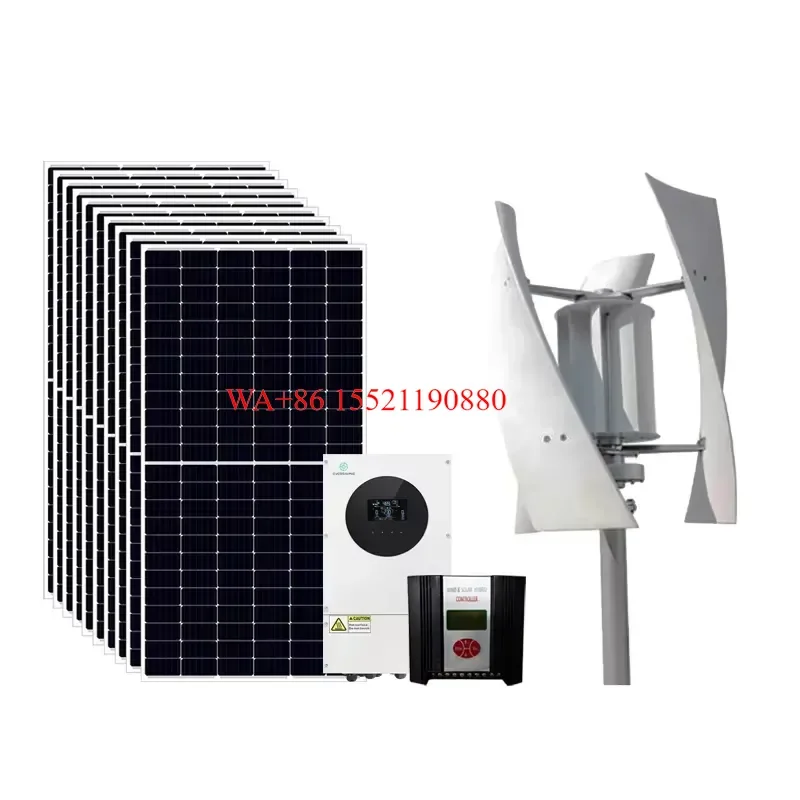 WMWMNU All in One Solar Energy System On Grid Wind Power Generation System for Home Use