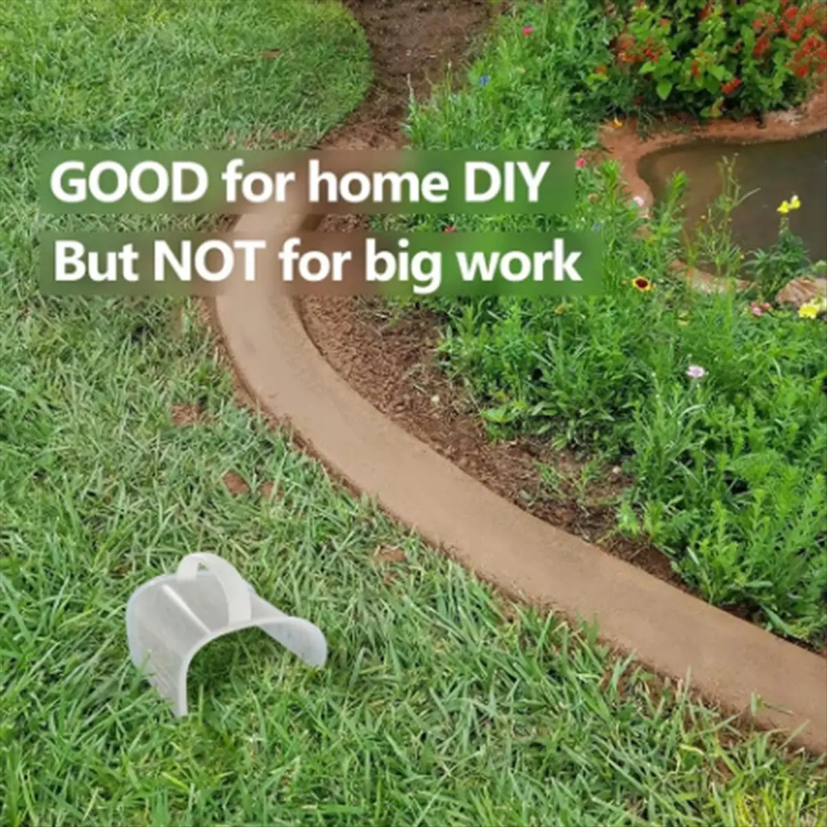A20I Concrete Trowel Tools Cement Hand Plastering Plastic Mortar Repair Margin Pointing Garden Corner Flooring Molds