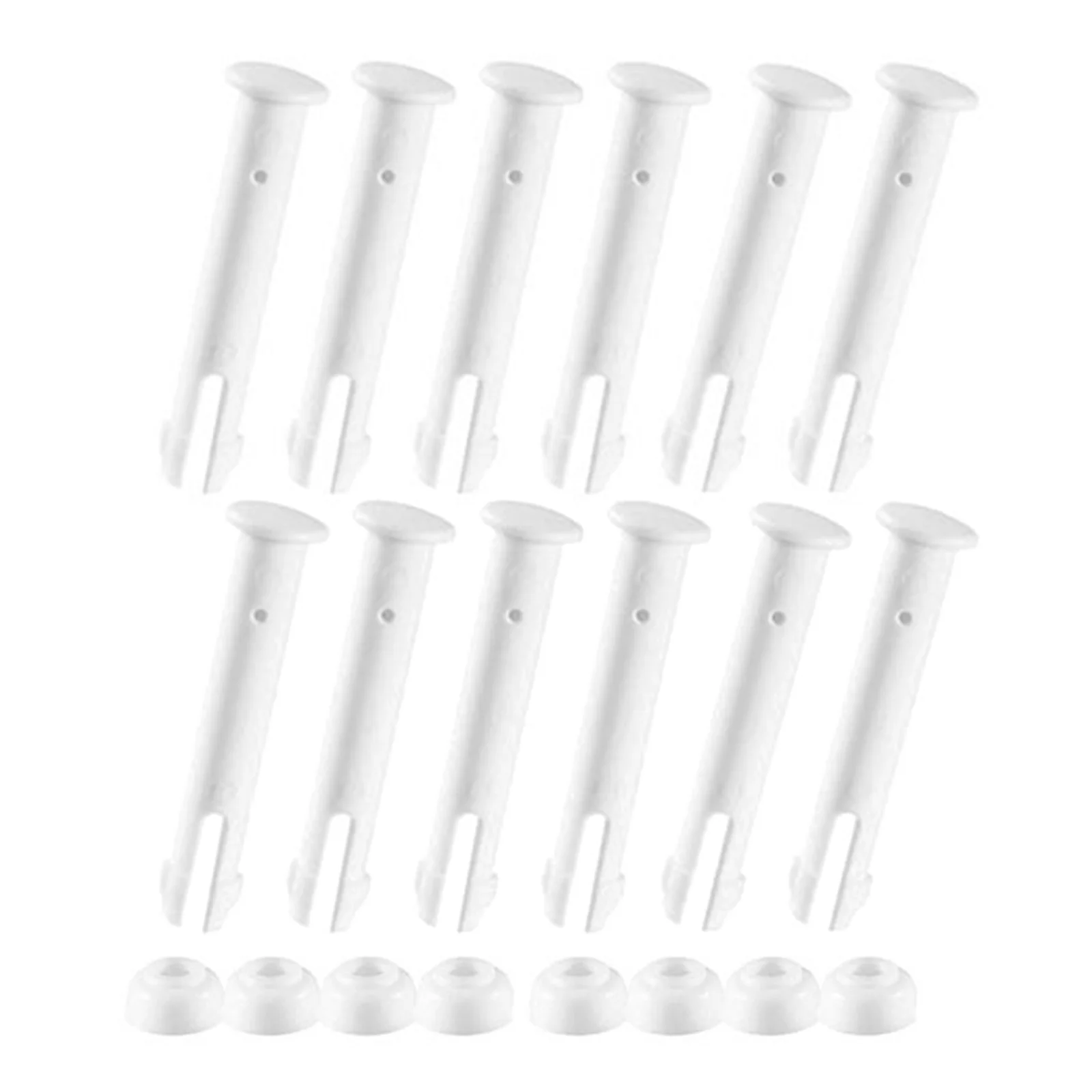 

20Pcs Plastic Pool Joint Pin Strong ABS Rubber Seal Connector for Swimming Pool Frame Replacement No Tools Needed