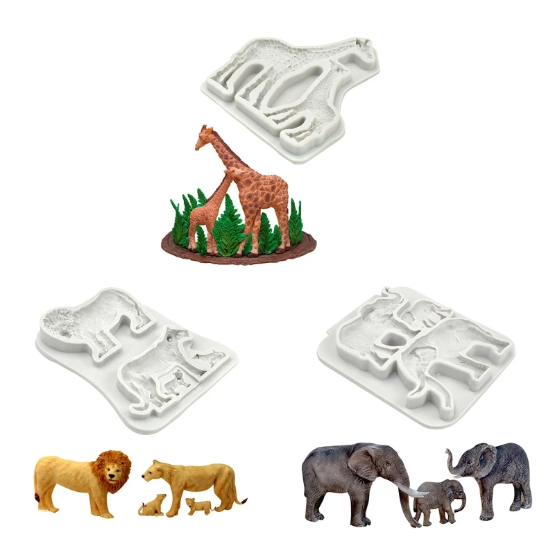 

3D Animals Silicone Chocolate Mould Cake Decor Tools Kitchen Baking Accessories