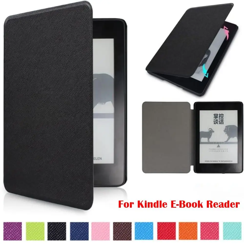 

10/11th Generation 6-6.8 inch e-Reader Case Auto Sleep/Wake Leather M2L3EK C2V2L3 Folio Cover for Kindle Paperwhite 1/2/3/4/5