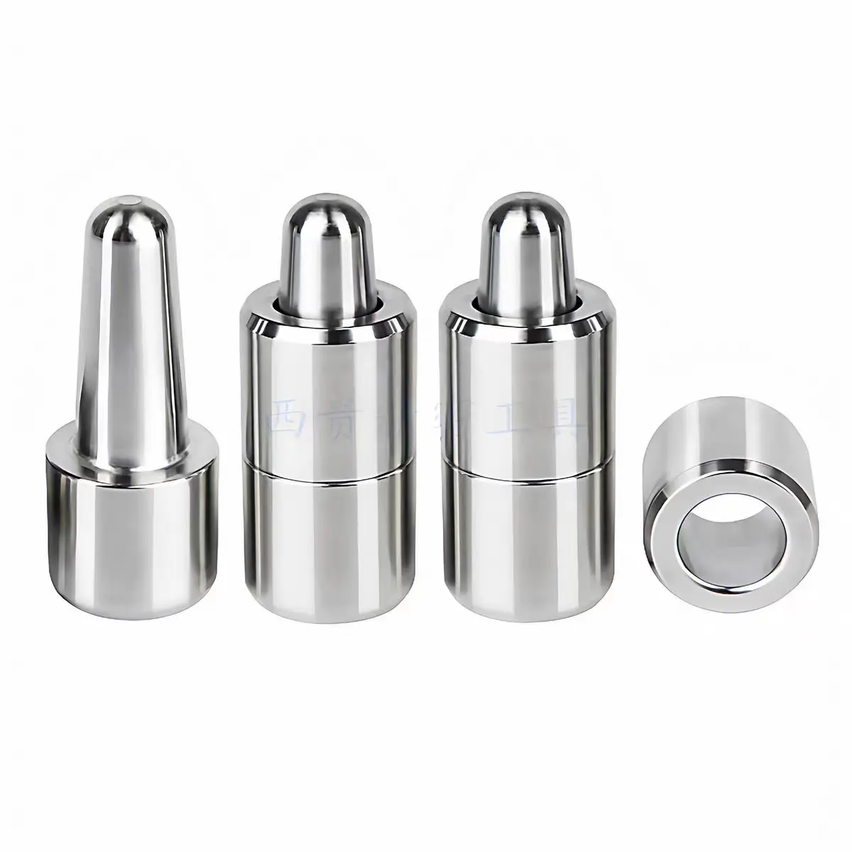 2PCS FII Tapered Interlocks – Taper Lock Pins & Guide Pillars – Guide Bushes for Rubber Silicone Mold
