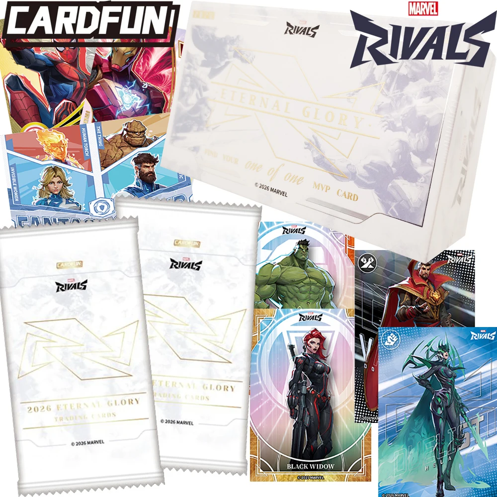

New Genuine CARD.FUN Marvel Rivals Creative Peripheral Cards Game Comic Hero Characters Cool Visual Arts Collection Cards Gifts