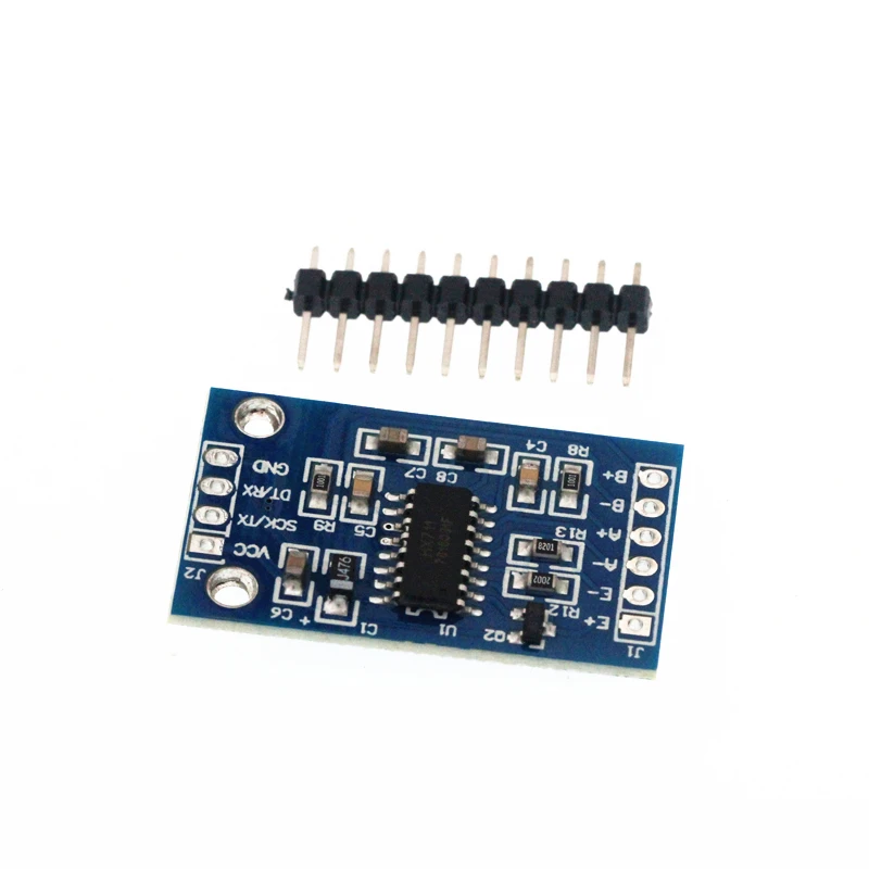 (1pcs) HX711AD serial port module microcontroller electronic scale weighing sensor 24 bit precision pressure sensor