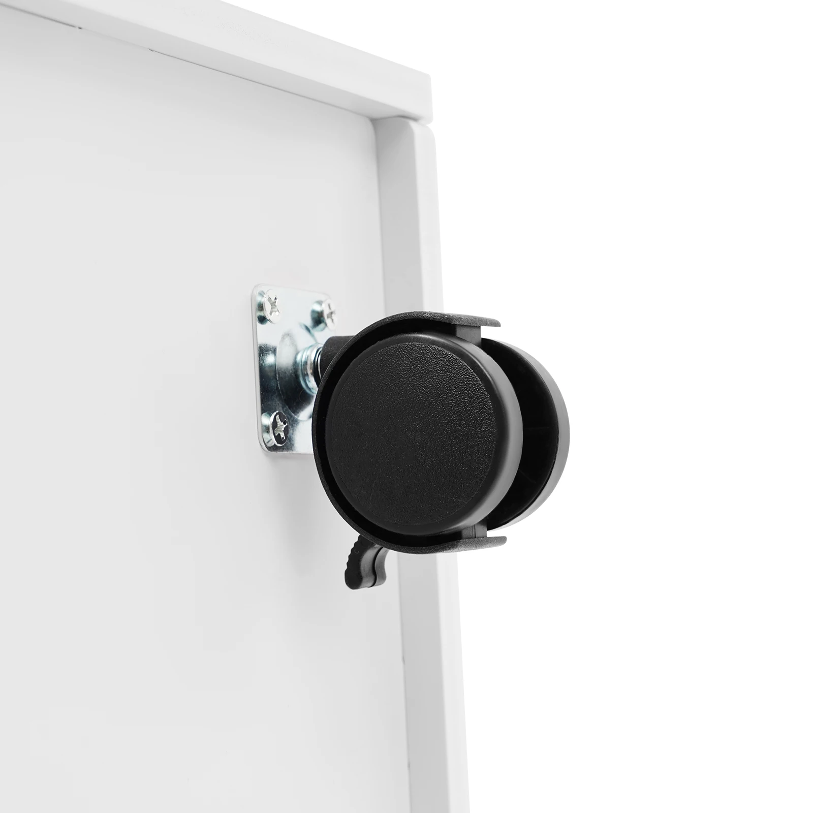 White PVC 72 * 76 * 40cm 21-slot Drawing Rack with Brake Wheel File Storage Cabinet Blueprint Paper Finishing Rack