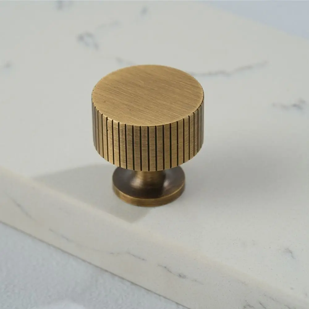 

Bronze Bronze Cabinet Handles Antique Wardrobe Pulls Solid Brass Knurled Handle T-bar Door Knobs Furniture Door Pull Kitchen