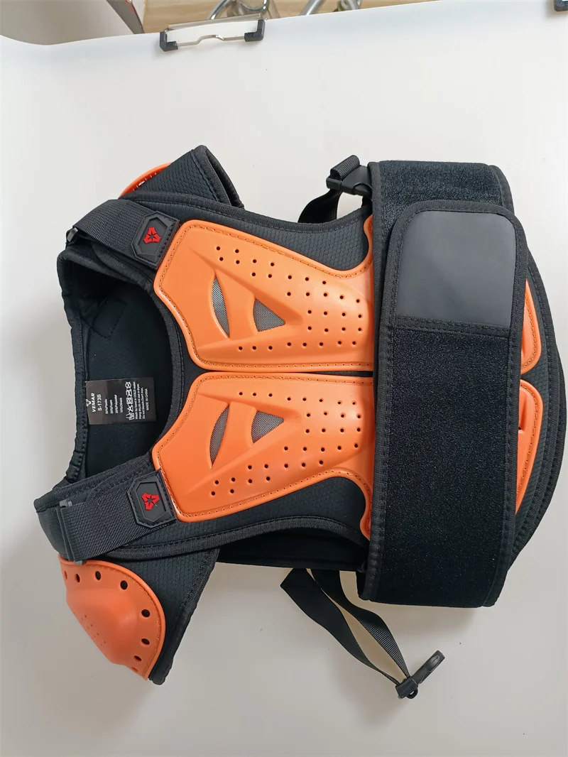 Kids Motorcycle Riding Body Armor/Elbow Knee Protector Children Motocross Back Vest Chest Off-Road Moto Cycling Protective Gear