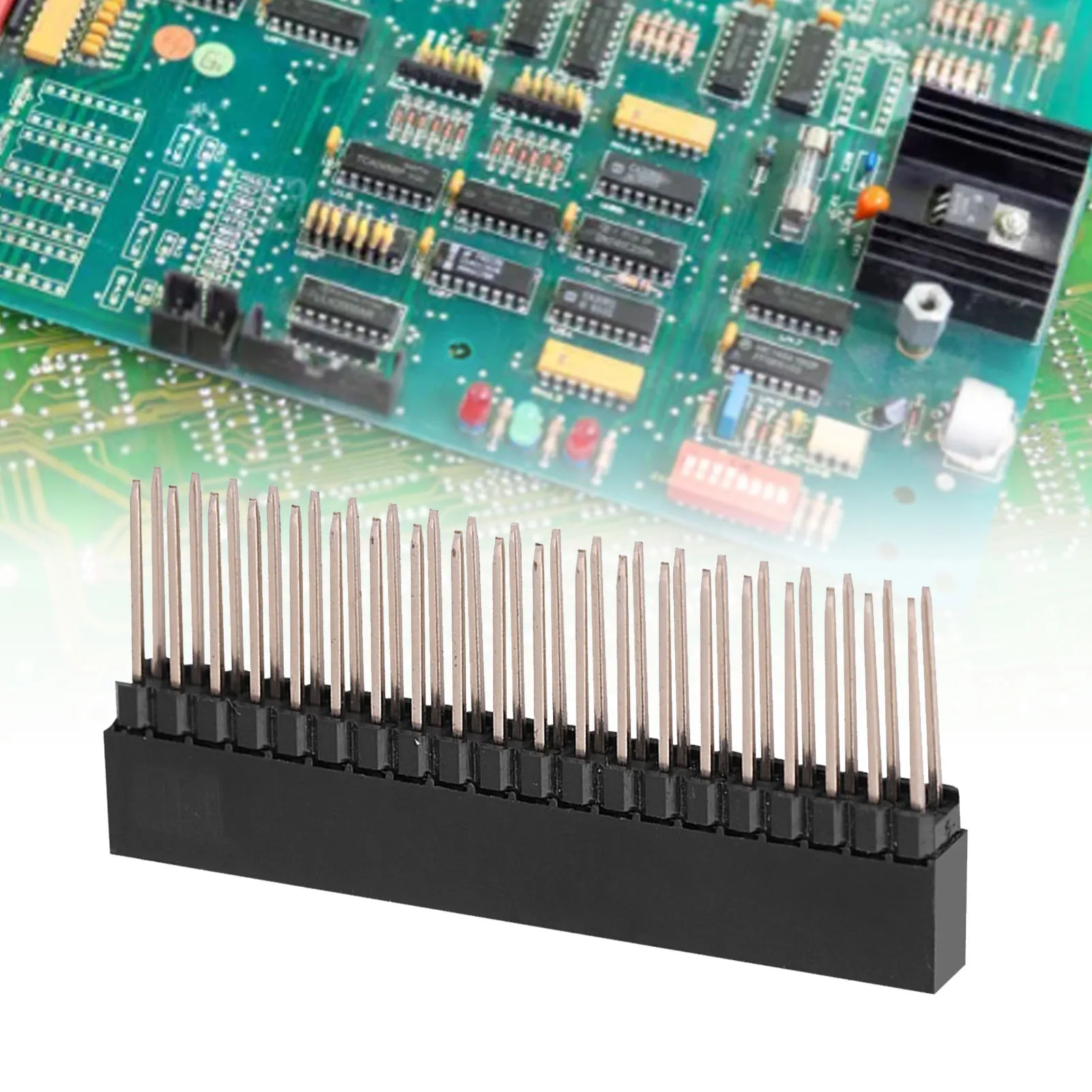 Female Header Connector 2 x 20 Pins 2.54m Pitch Extra Tall Female Dual Row Short Pin Headers for Raspberry Pi Pin Headers