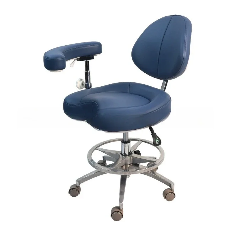 DurableSingle armrest chair Doctor surgery seat Dentist lift pulley swivel chair Beauty salon special stool