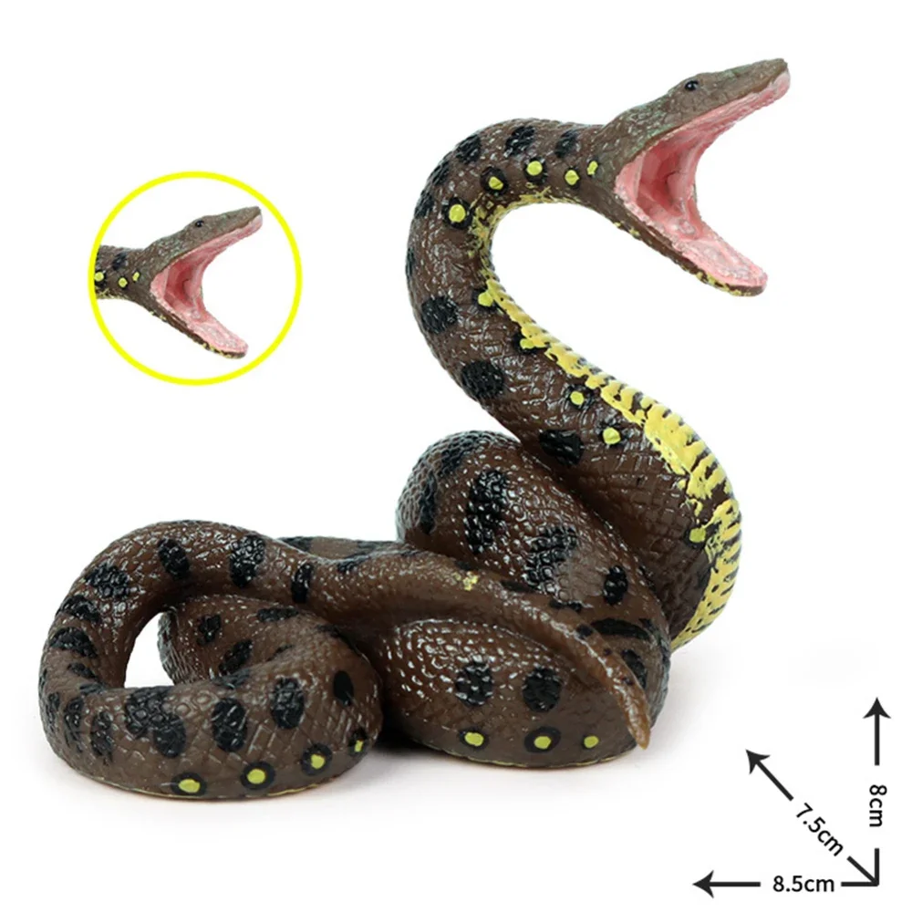 Halloween Prank Prop For Decor High Simulation Rubber Snake Toy Kids Gag Toys Prank Jokes Toys Animals Model Funny Scary Snake