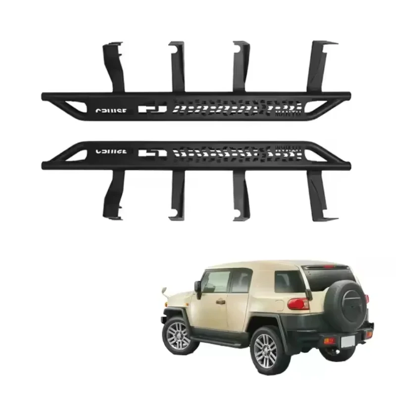 Universal Running Board for FJ Cruiser 2007- 2014 Side Step Nerf Bar Steel 4x4 Pickup Off-road Auto Parts