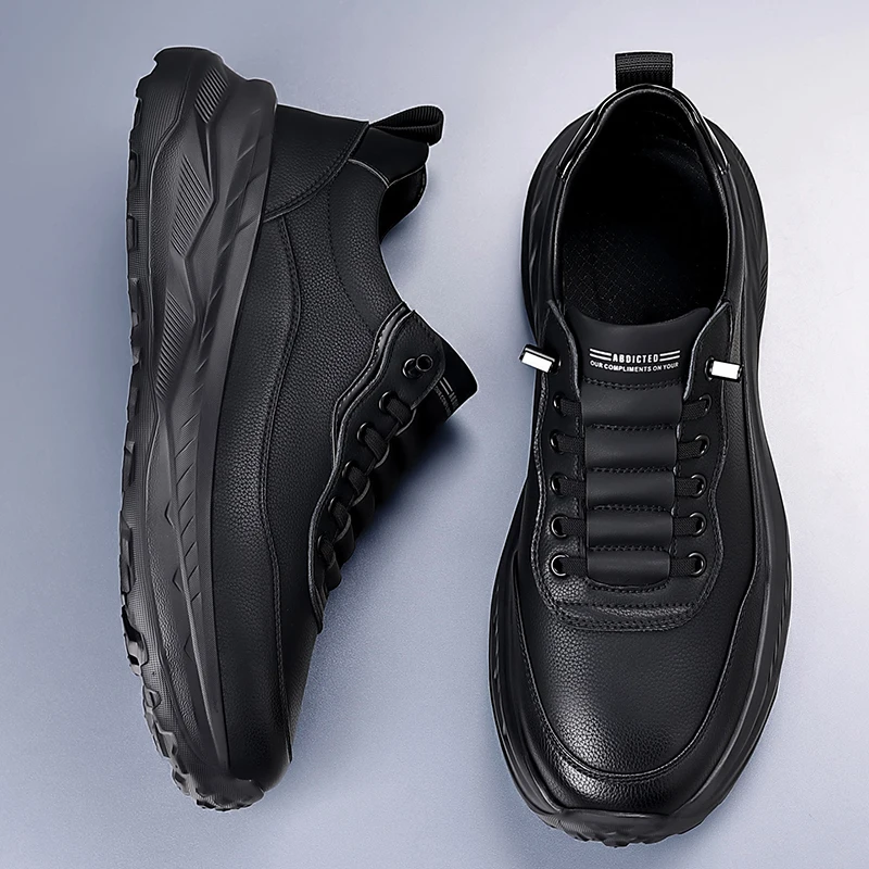 

Кроссовки Повседневная деловая мужская обувь Удобная высококачественная минималистичная обувь для спорта и прогулок на открытом воздухе Белая новинка